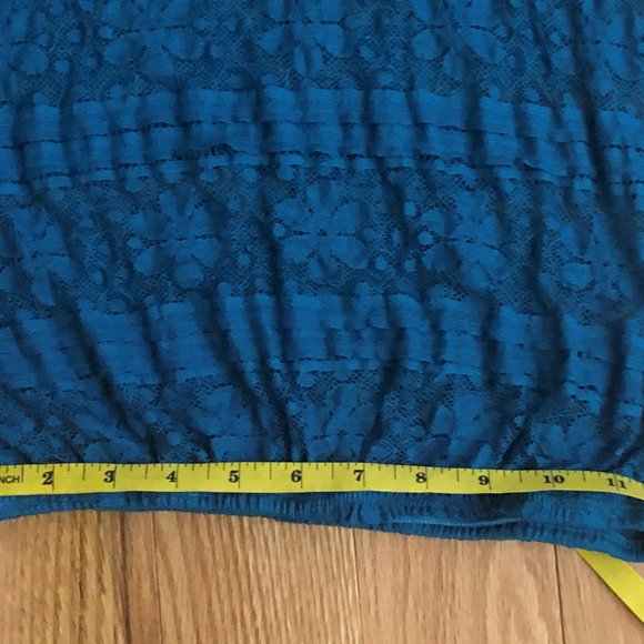 NWOT lace  swim suit cover up top - Picture 9 of 10